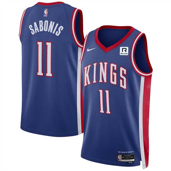 Mens Sacramento Kings #11 Domantas Sabonis Purple 2024-25 City Edition Stitched Jersey Dzhi->sacramento kings->NBA Jersey